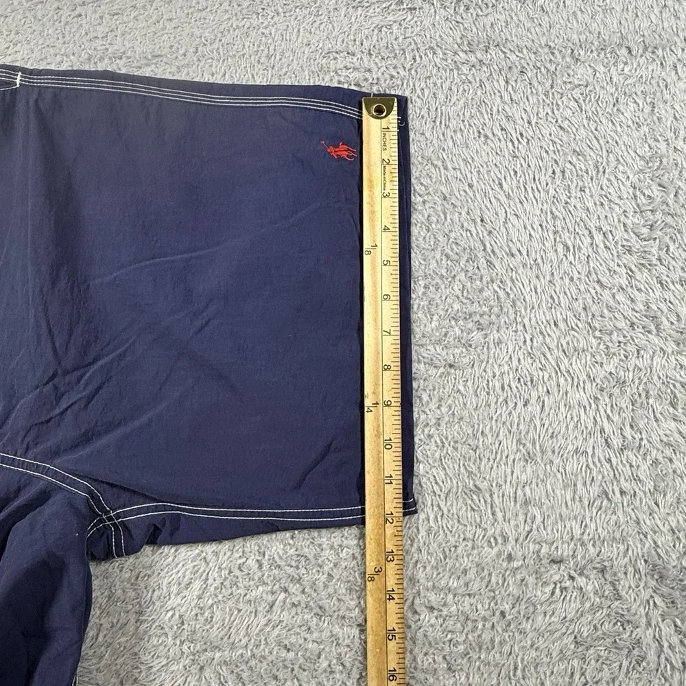 Vintage Polo Ralph Lauren Swim Trunks Mens‎ Medium Blue Bathing Suit Mesh Lined